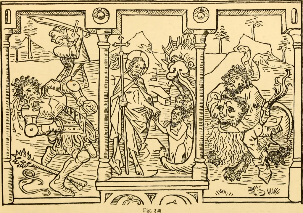 An illustration from Christian iconography; or, The history of Christian art in the middle ages, 1851, leaf 209