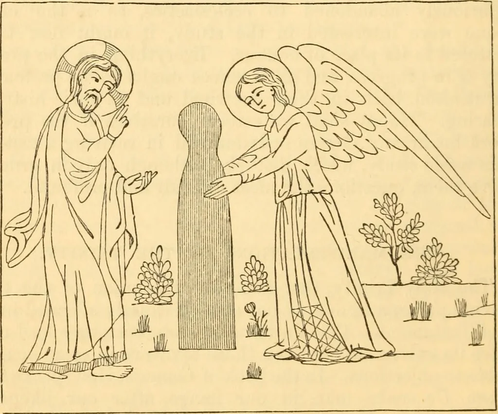 An illustration from Christian iconography; or, The history of Christian art in the middle ages, 1851, leaf 25