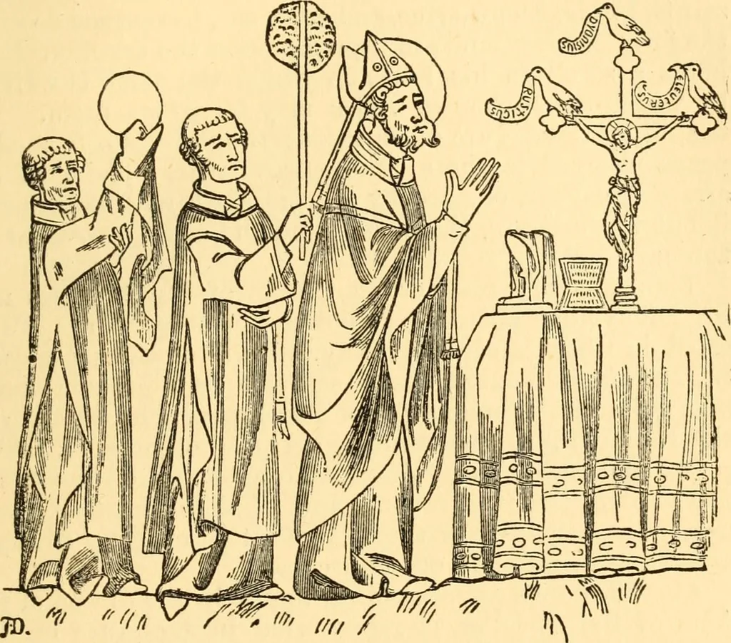 An illustration from Christian iconography; or, The history of Christian art in the middle ages, 1851, leaf 250