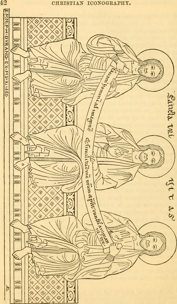 An illustration from Christian iconography; or, The history of Christian art in the middle ages, 1851, leaf 53