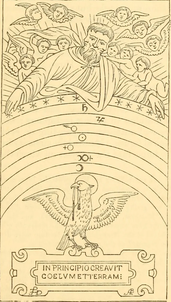 An illustration from Christian iconography; or, The history of Christian art in the middle ages, 1851, leaf 68