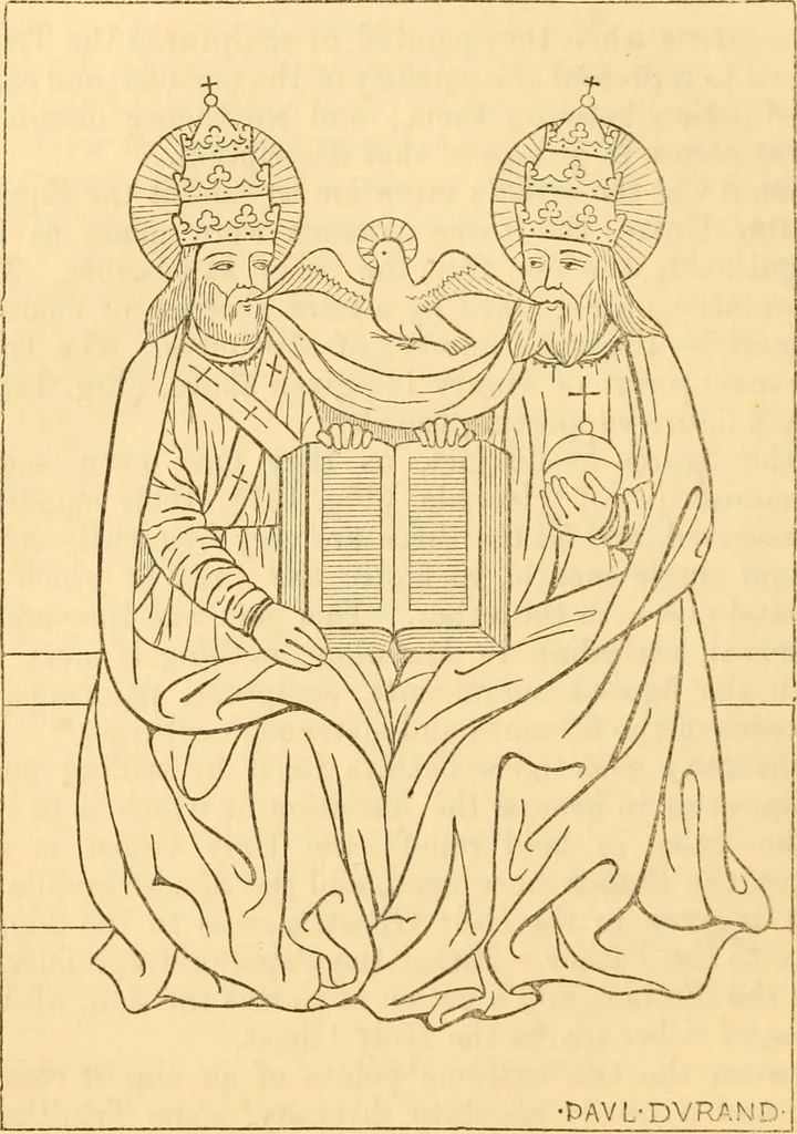 An illustration from Christian iconography; or, The history of Christian art in the middle ages, 1851, leaf 75