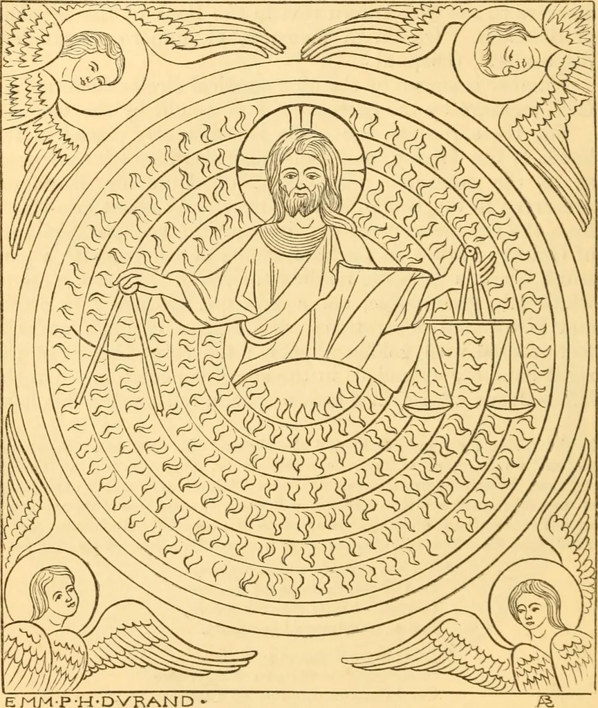 An illustration from Christian iconography; or, The history of Christian art in the middle ages, 1851, leaf 89