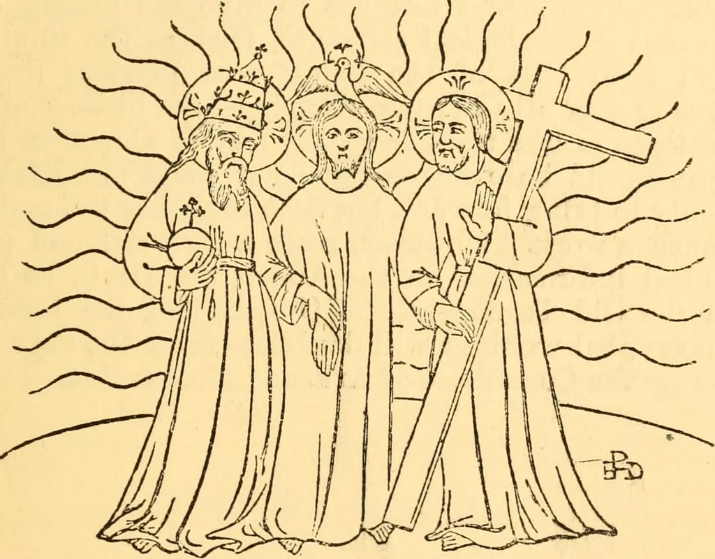 An illustration from Christian iconography; or, The history of Christian art in the middle ages, 1851, leaf 92