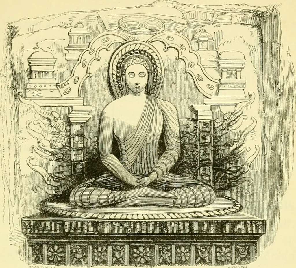 An illustration from Christianity in Ceylon : its introduction and progress under the Portuguese, the Dutch, the British, and American missions; with an historical sketch of the Brahmanical and Buddhist superstitions, 1850, leaf 16