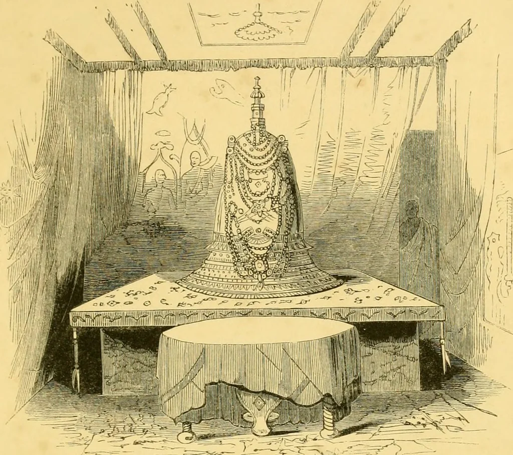An illustration from Christianity in Ceylon : its introduction and progress under the Portuguese, the Dutch, the British, and American missions; with an historical sketch of the Brahmanical and Buddhist superstitions, 1850, leaf 268