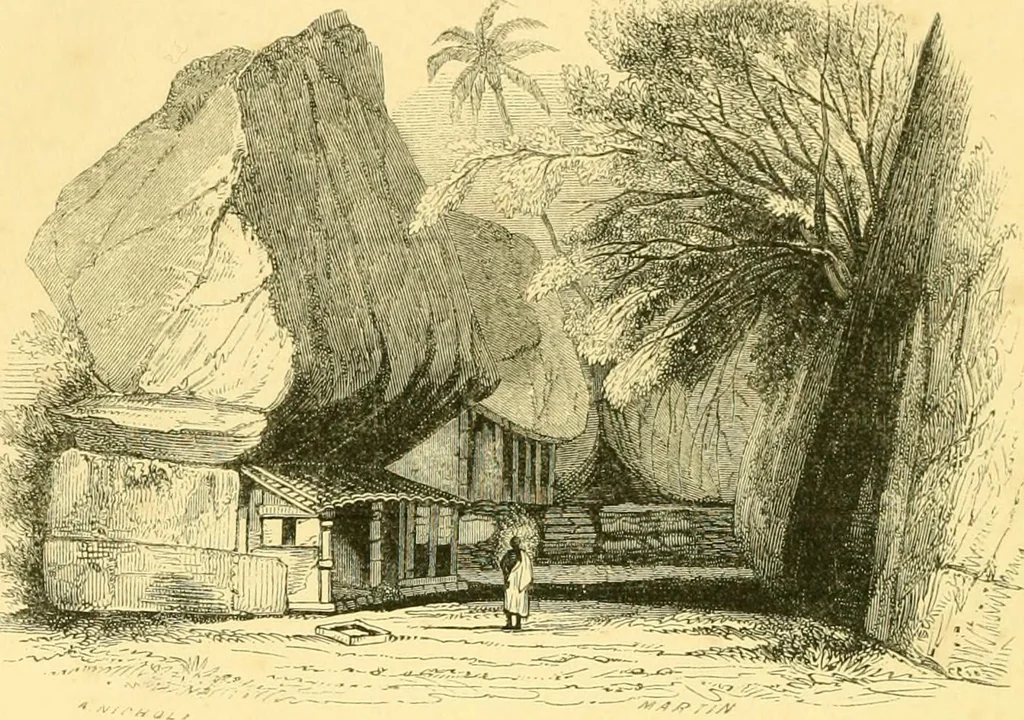 An illustration from Christianity in Ceylon : its introduction and progress under the Portuguese, the Dutch, the British, and American missions; with an historical sketch of the Brahmanical and Buddhist superstitions, 1850, leaf 51