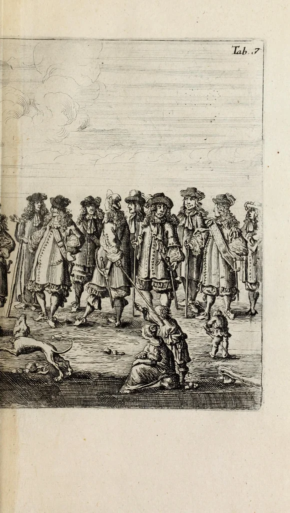 An illustration from Christiano-Albertinae inauguratio, 1665, leaf 131