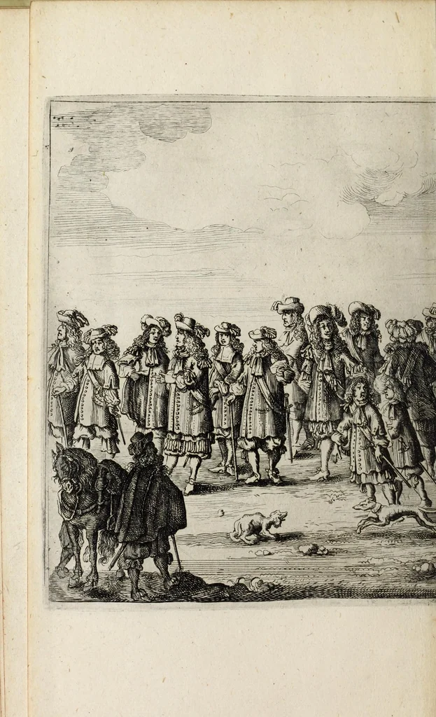 An illustration from Christiano-Albertinae inauguratio, 1665, leaf 134