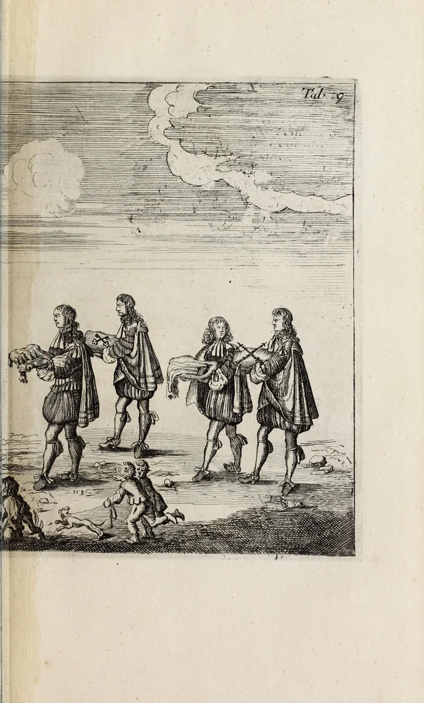 An illustration from Christiano-Albertinae inauguratio, 1665, leaf 139