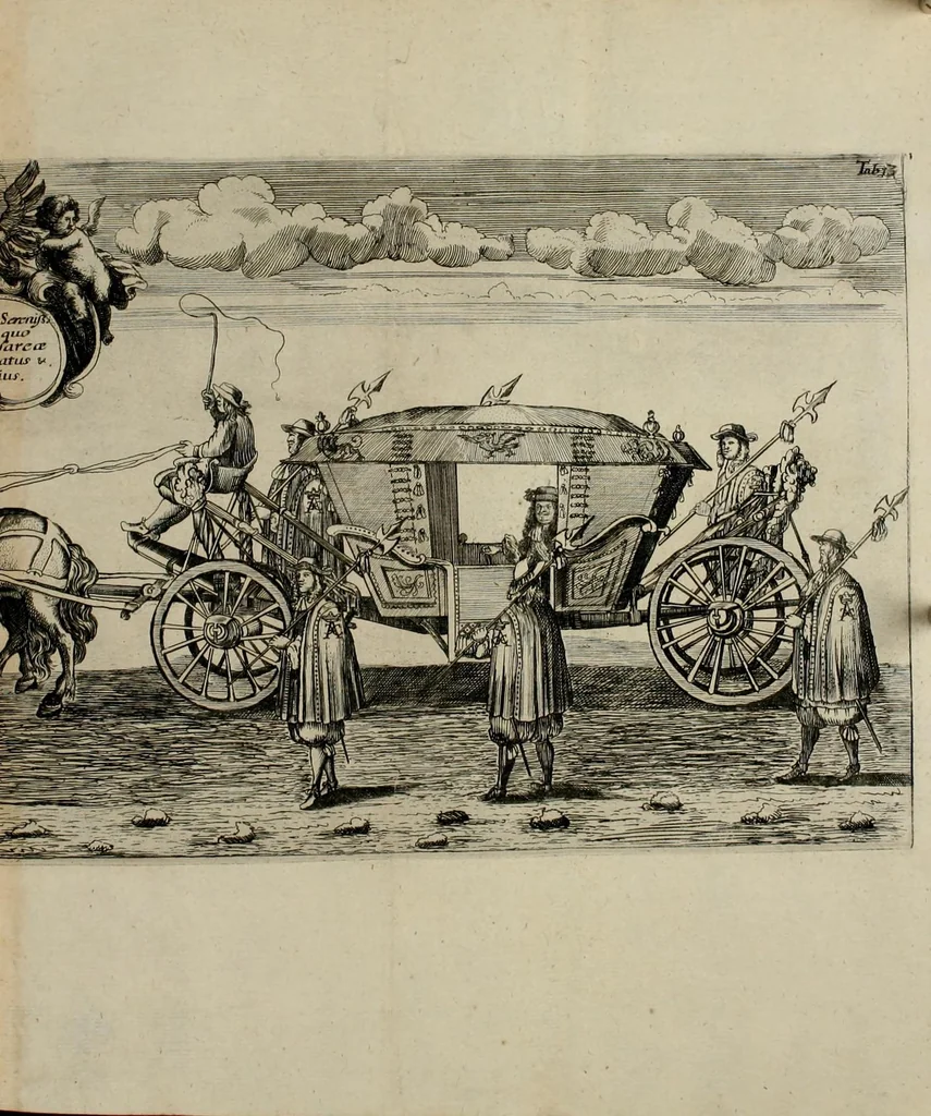 An illustration from Christiano-Albertinae inauguratio, 1665, leaf 151
