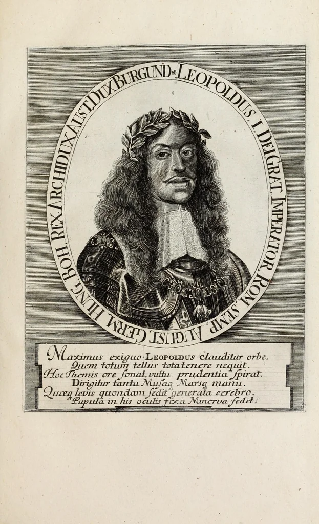 An illustration from Christiano-Albertinae inauguratio, 1665, leaf 17