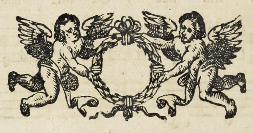 An illustration from Christiano-Albertinae inauguratio, 1665, leaf 414