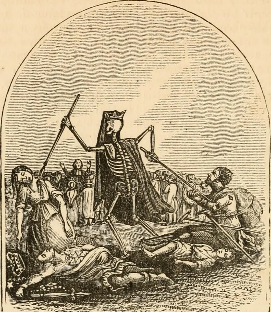 An illustration from Christian similitudes: being a series of emblematic engravings, with written explanations, miscellaneous observations, and religious reflections, designed to illustrate divine truth, in accordance with the cardinal principles of Christianity .., 1866, leaf 115