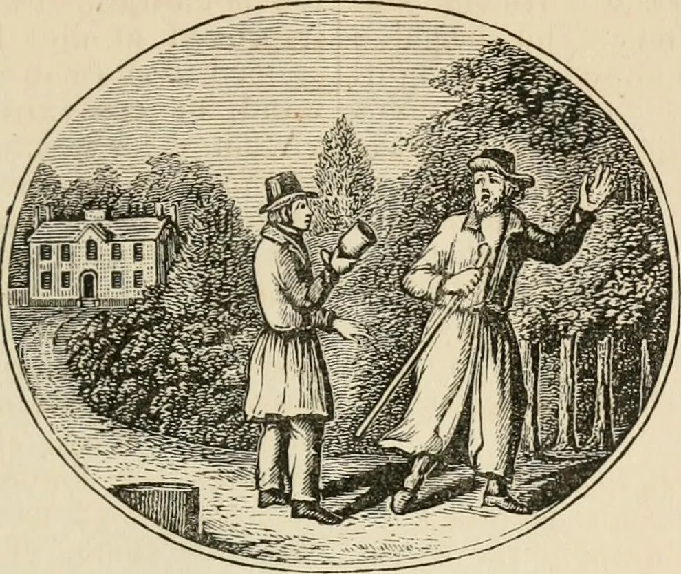 An illustration from Christian similitudes: being a series of emblematic engravings, with written explanations, miscellaneous observations, and religious reflections, designed to illustrate divine truth, in accordance with the cardinal principles of Christianity .., 1866, leaf 140