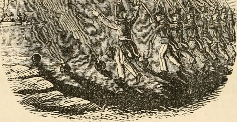 An illustration from Christian similitudes: being a series of emblematic engravings, with written explanations, miscellaneous observations, and religious reflections, designed to illustrate divine truth, in accordance with the cardinal principles of Christianity .., 1866, leaf 79