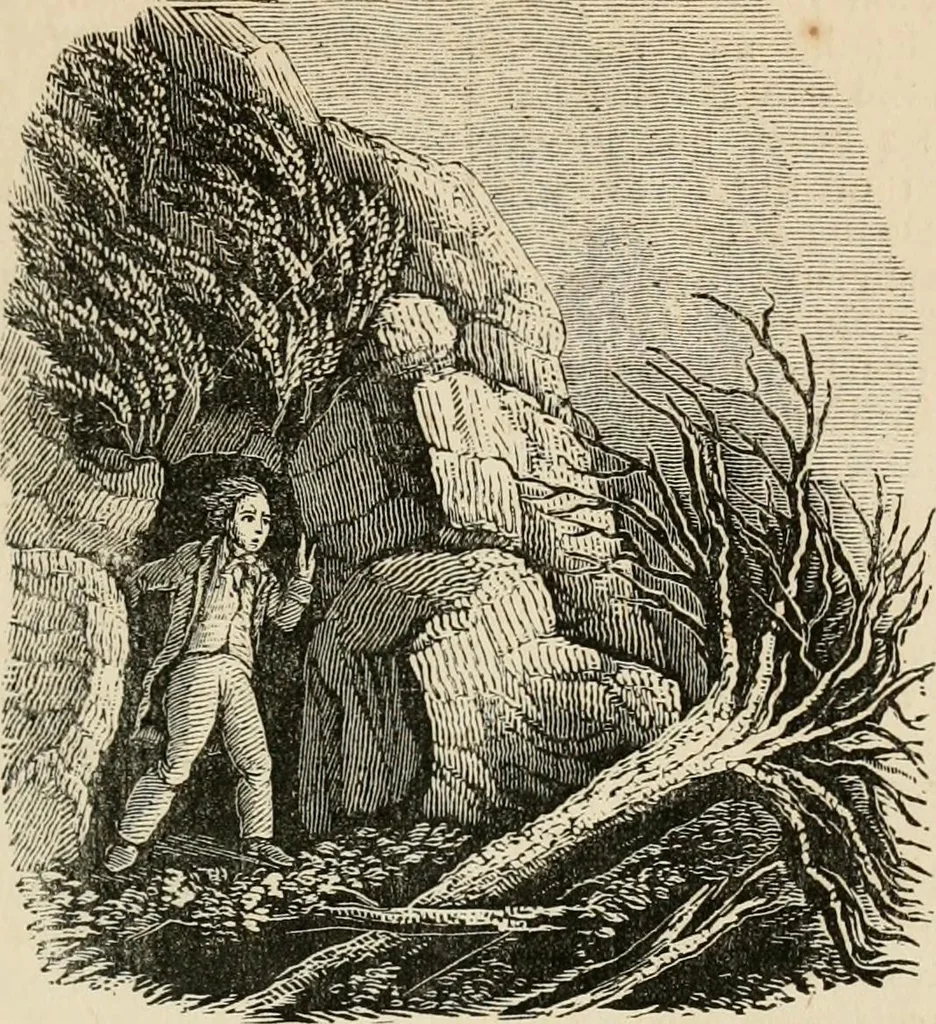 An illustration from Christian similitudes: being a series of emblematic engravings, with written explanations, miscellaneous observations, and religious reflections, designed to illustrate divine truth, in accordance with the cardinal principles of Christianity .., 1866, leaf 88