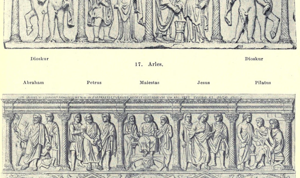 An illustration from Christliche Antike : Einführung in die altchristliche Kunst, 1906, leaf 688