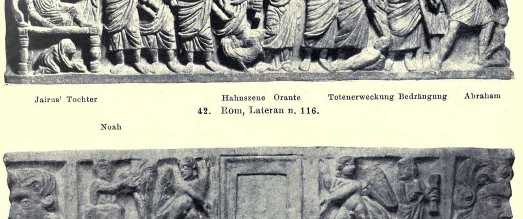 An illustration from Christliche Antike : Einführung in die altchristliche Kunst, 1906, leaf 696