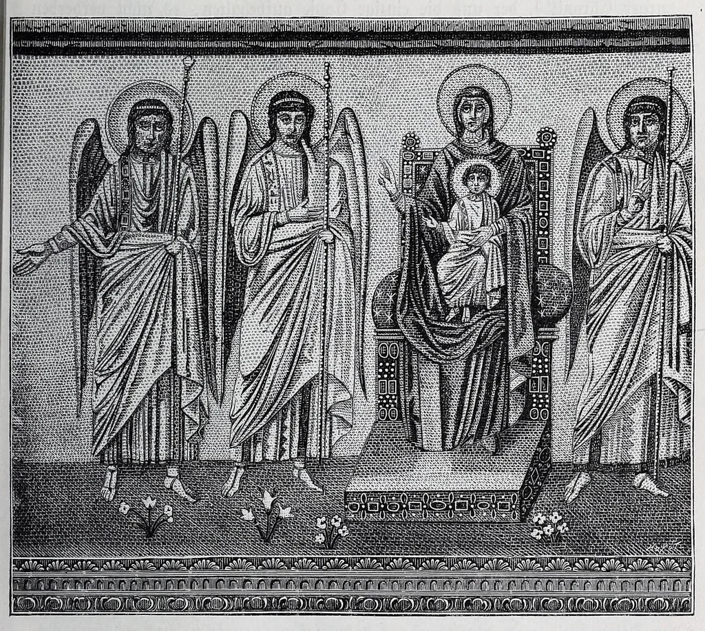 An illustration from Christliche Ikonographie : ein Handbuch zum Verständniss der christlichen Kunst, 1894, leaf 141