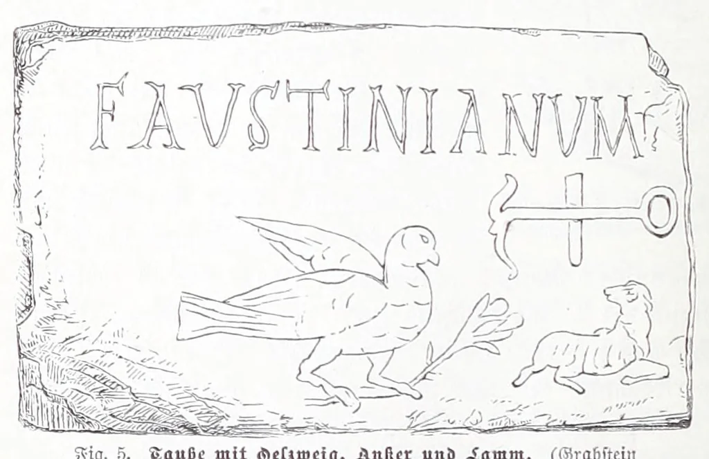 An illustration from Christliche Ikonographie : ein Handbuch zum Verständniss der christlichen Kunst, 1894, leaf 42