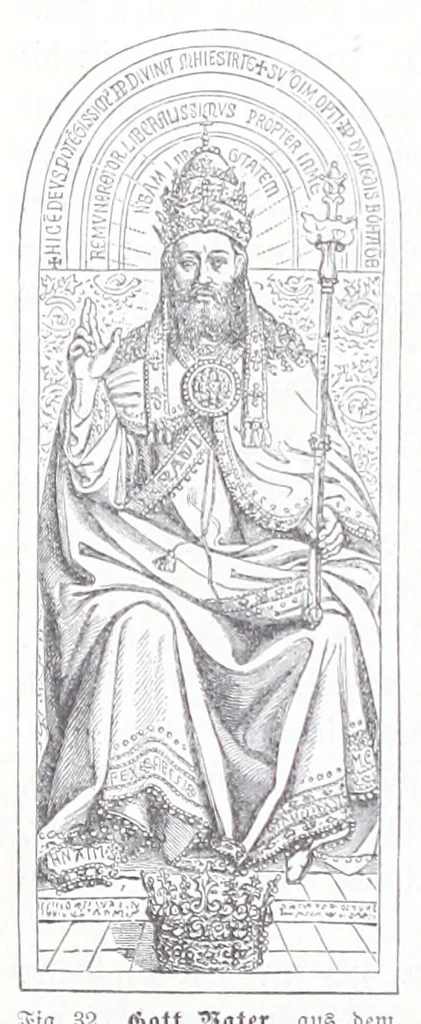 An illustration from Christliche Ikonographie : ein Handbuch zum Verständniss der christlichen Kunst, 1894, leaf 94