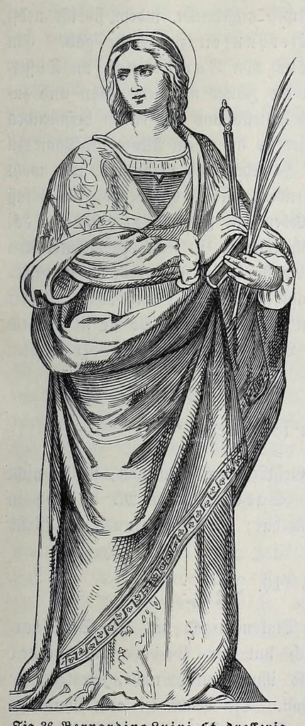 An illustration from Christliche Ikonographie : ein Handbuch zum Verständniss der christlichen Kunst, 1894, leaf 119