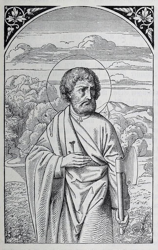 An illustration from Christliche Ikonographie : ein Handbuch zum Verständniss der christlichen Kunst, 1894, leaf 195