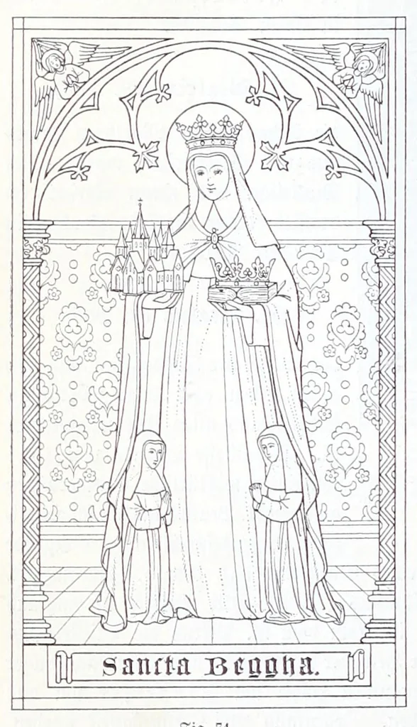 An illustration from Christliche Ikonographie : ein Handbuch zum Verständniss der christlichen Kunst, 1894, leaf 222