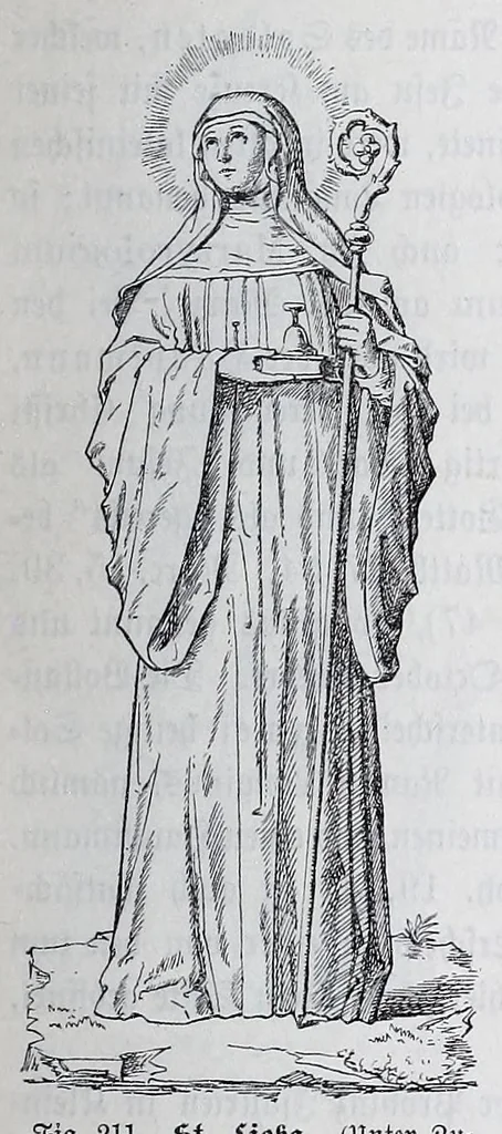 An illustration from Christliche Ikonographie : ein Handbuch zum Verständniss der christlichen Kunst, 1894, leaf 525