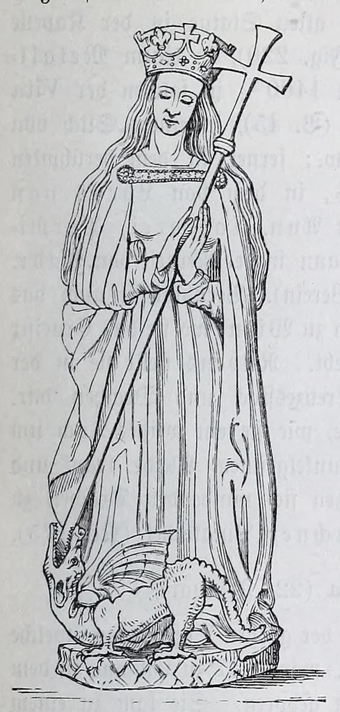 An illustration from Christliche Ikonographie : ein Handbuch zum Verständniss der christlichen Kunst, 1894, leaf 545