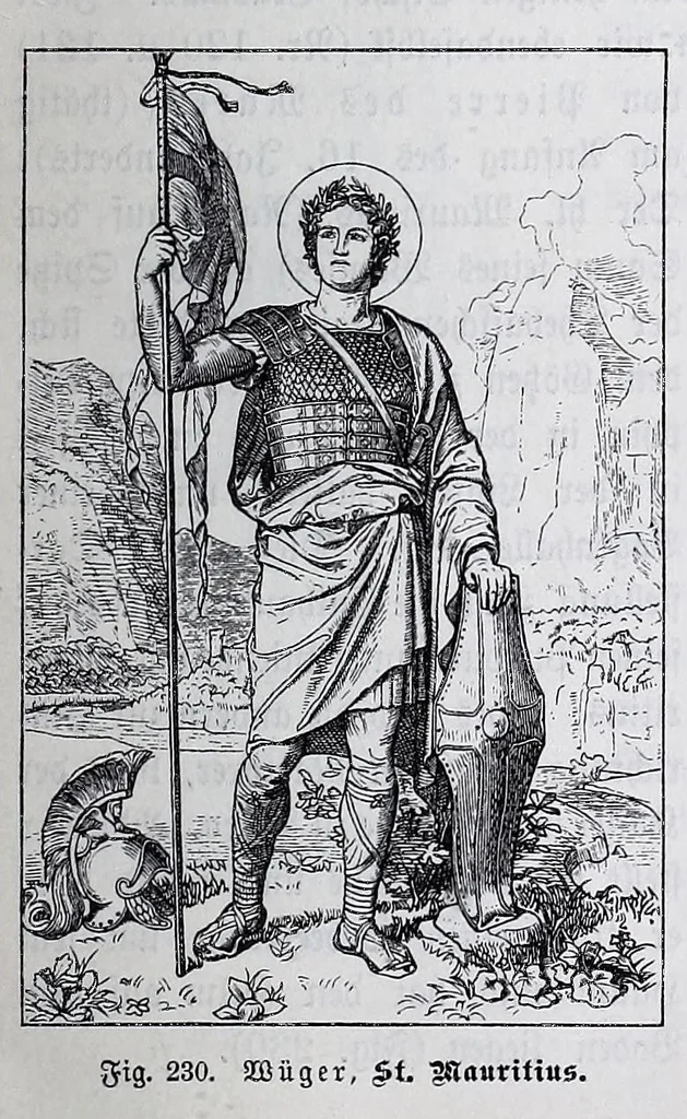 An illustration from Christliche Ikonographie : ein Handbuch zum Verständniss der christlichen Kunst, 1894, leaf 565