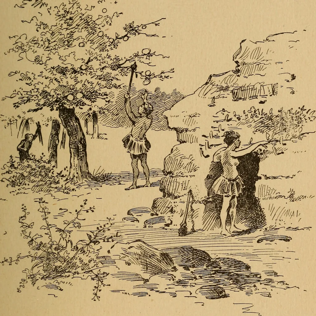 An illustration from Christolution with its evolution illustrations, 1894, leaf 26