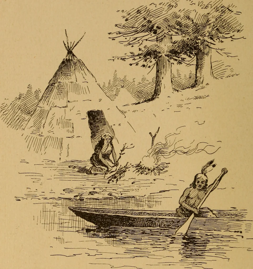 An illustration from Christolution with its evolution illustrations, 1894, leaf 27