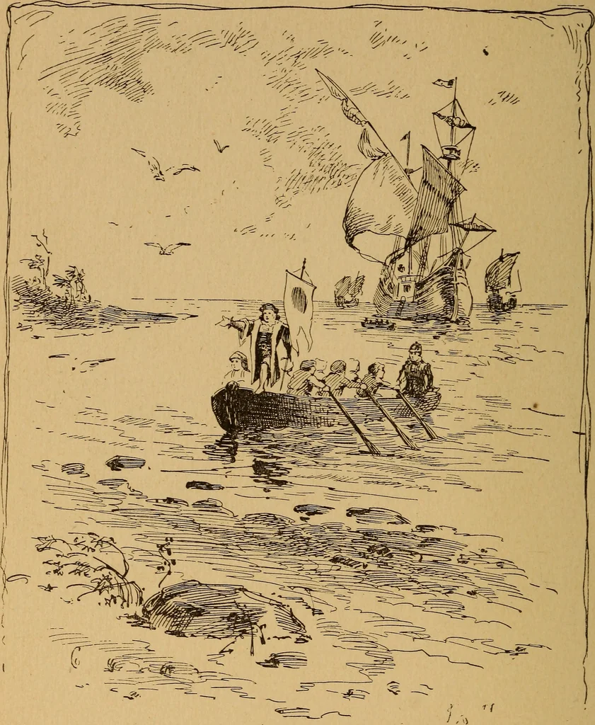 An illustration from Christolution with its evolution illustrations, 1894, leaf 33