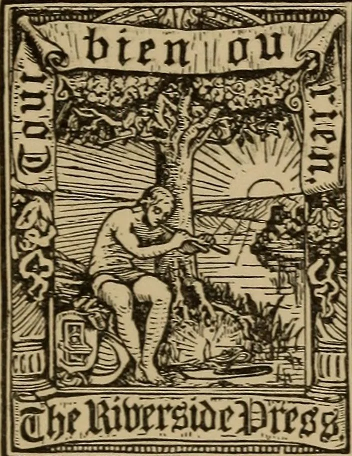 An illustration from Christus; a mystery, 1900, leaf 8