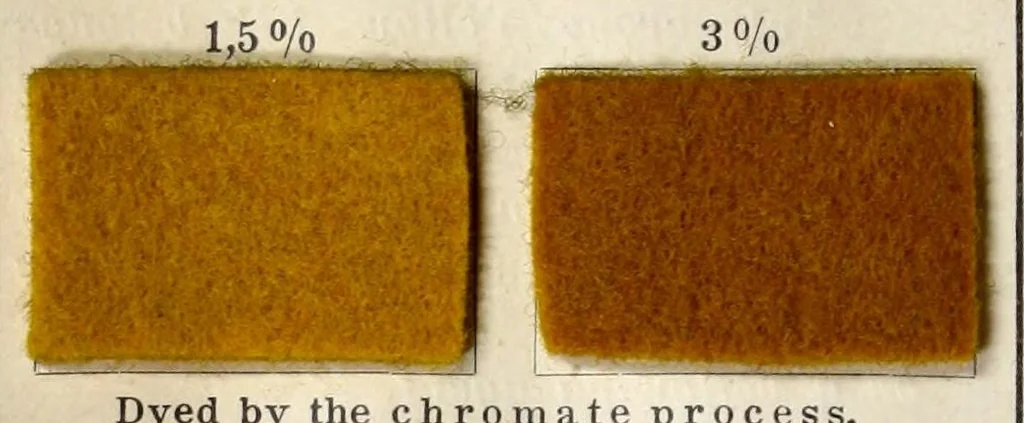 An illustration from Chrome colours for wool, 1910, leaf 28