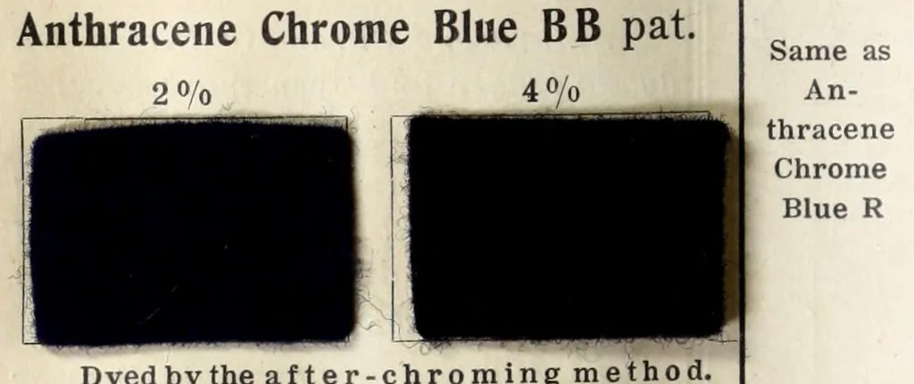 An illustration from Chrome colours for wool, 1910, leaf 38
