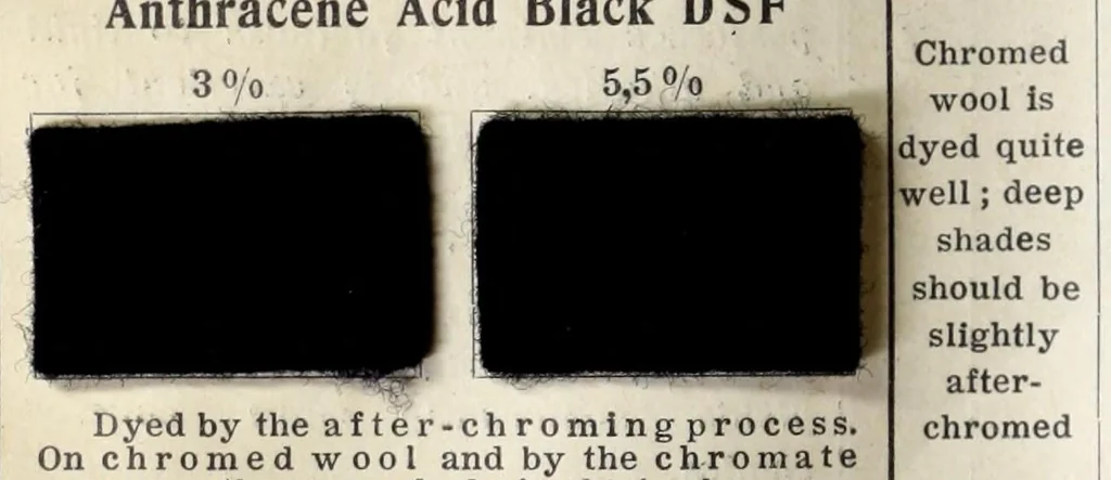 An illustration from Chrome colours for wool, 1910, leaf 48