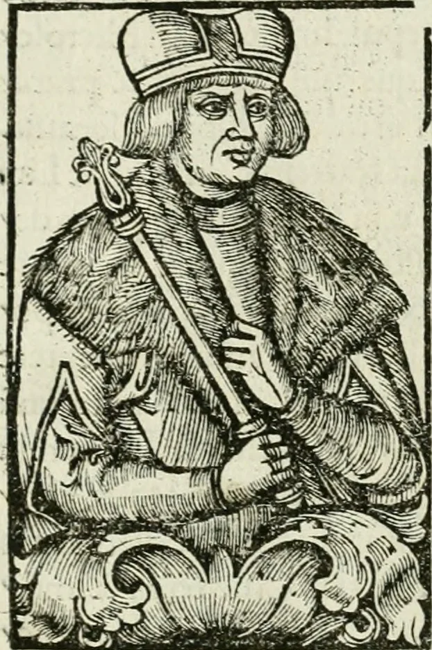 An illustration from Chronica ab ortu Polonorum usque ad annum 1504, 1521, leaf 125