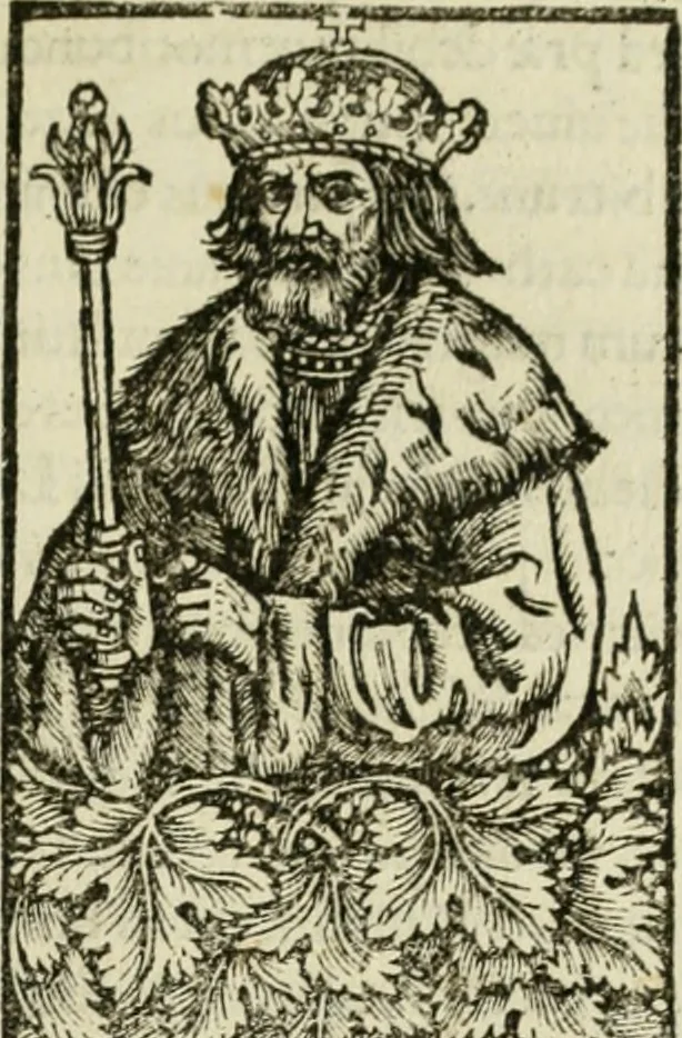 An illustration from Chronica ab ortu Polonorum usque ad annum 1504, 1521, leaf 190
