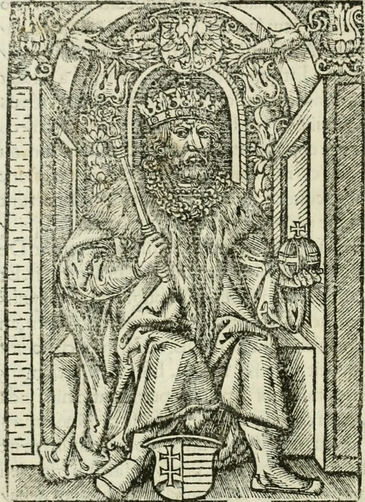 An illustration from Chronica ab ortu Polonorum usque ad annum 1504, 1521, leaf 247