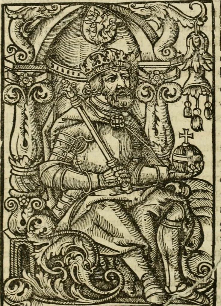 An illustration from Chronica ab ortu Polonorum usque ad annum 1504, 1521, leaf 267