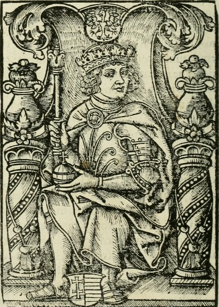 An illustration from Chronica ab ortu Polonorum usque ad annum 1504, 1521, leaf 299