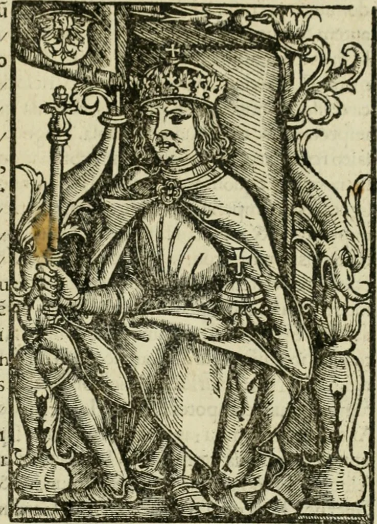 An illustration from Chronica ab ortu Polonorum usque ad annum 1504, 1521, leaf 346