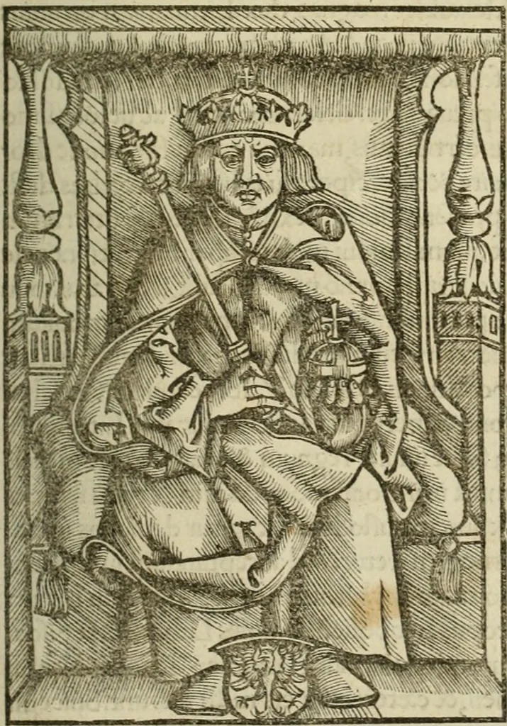 An illustration from Chronica ab ortu Polonorum usque ad annum 1504, 1521, leaf 360