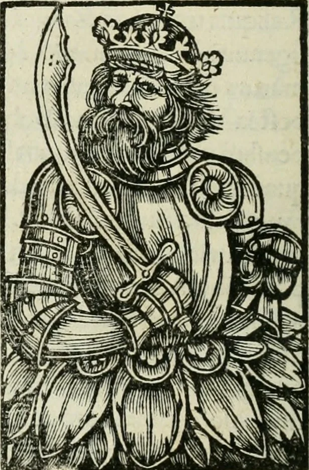 An illustration from Chronica ab ortu Polonorum usque ad annum 1504, 1521, leaf 51