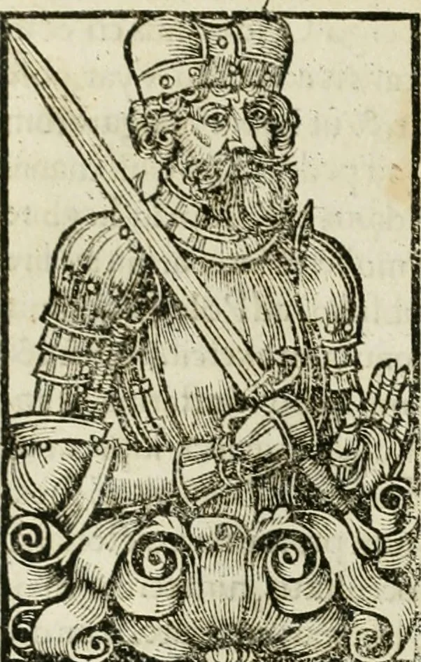 An illustration from Chronica ab ortu Polonorum usque ad annum 1504, 1521, leaf 73