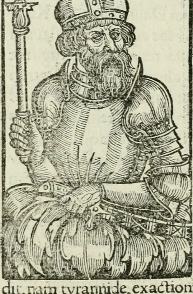 An illustration from Chronica ab ortu Polonorum usque ad annum 1504, 1521, leaf 99