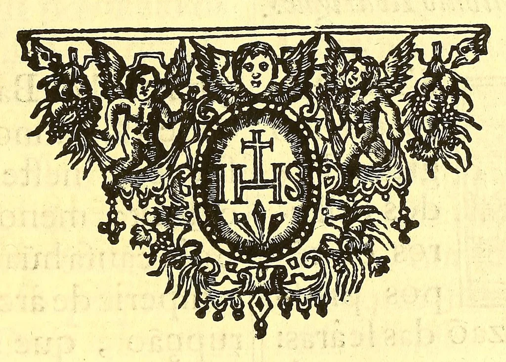 An illustration from Chronica da Companhia de Jesu do estado do Brasil: e do que obrarão seus filhos nesta parte do Nouo Mundo. : Tomo primeiro da entrada da Companhia de Jesu nas partes do Brasil. E dos fundamentos que nellas lançârão, & continuarão seus religiosos em quanto alli trabalhou o padre Manoel da Nobrega ... e algas noticias antecedentes curiosas, & necessarias das cousas daquelle estado,, 1663, leaf 483